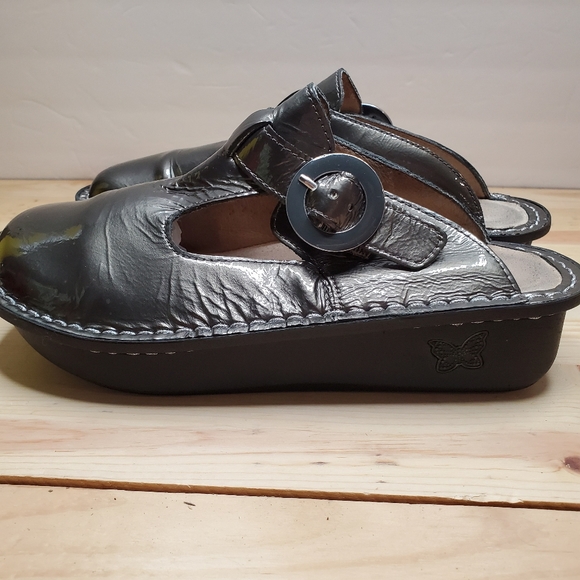 Alegria by PG metalic green clogs size 37 - Picture 2 of 6